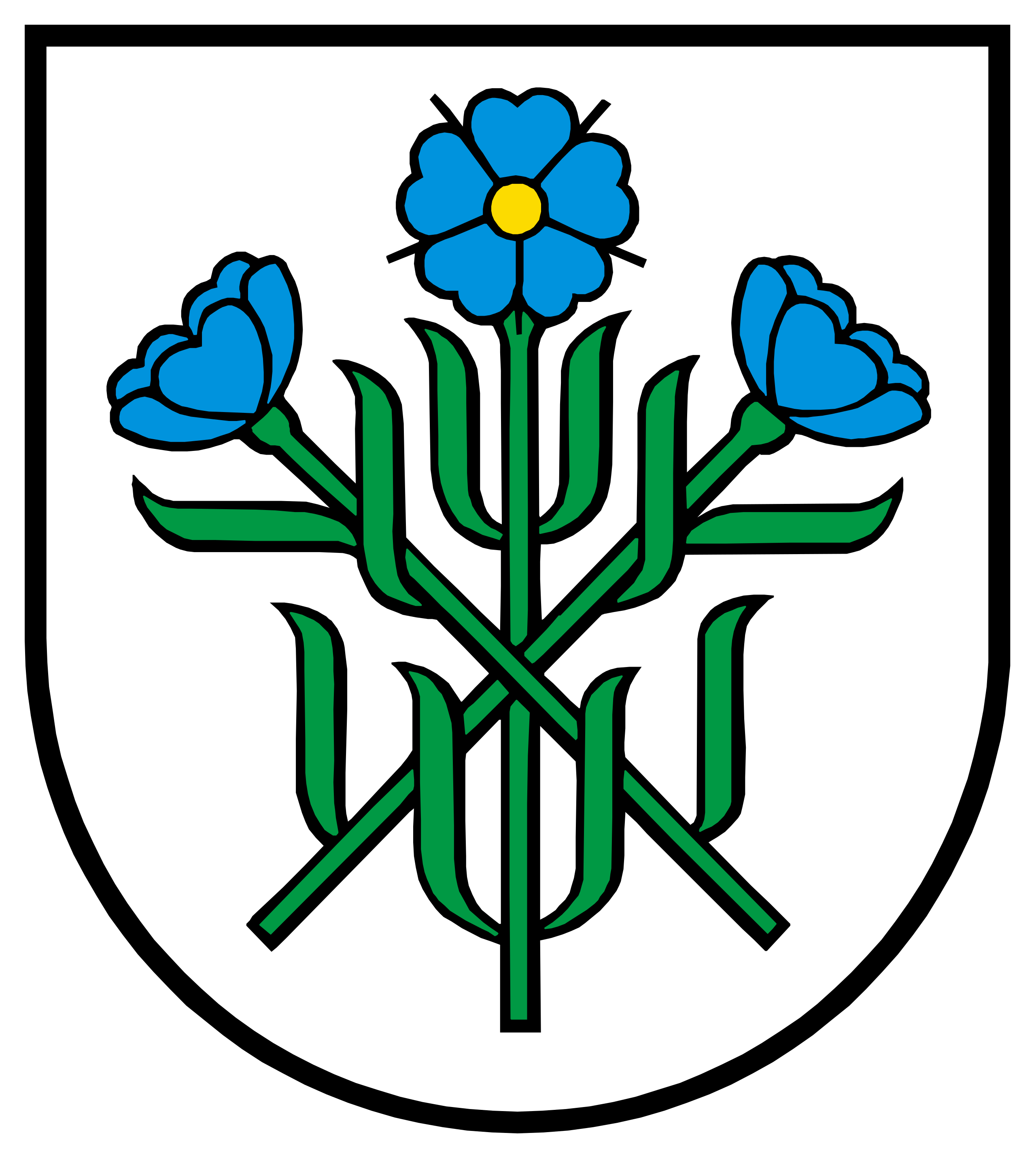 Wappen Gemeinde Oberflachs im Kanton Argau/Schweiz